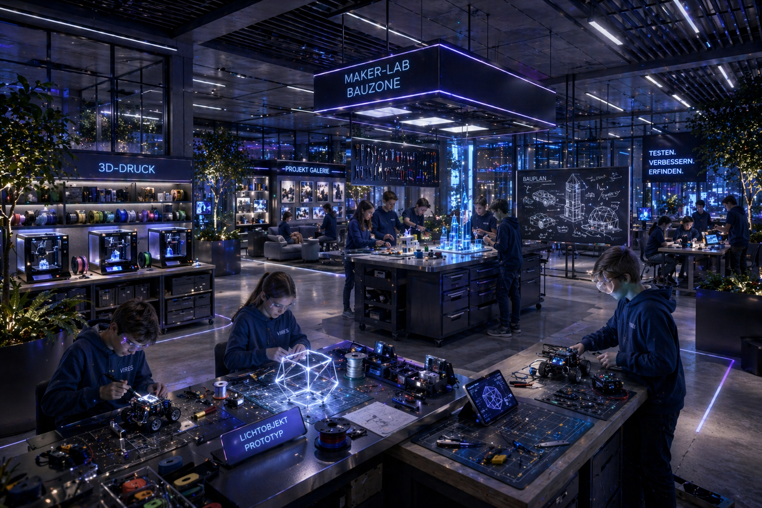 Maker-Lab und Bauzone