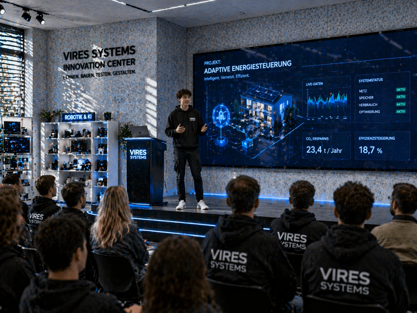 Bühne und Moderation