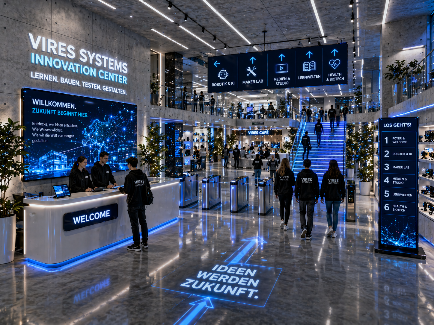 Foyer und Sichtlogik