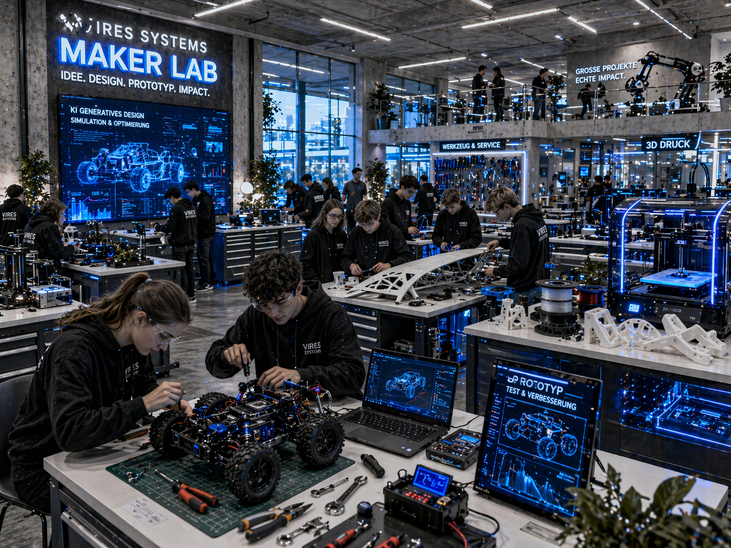 Maker-Lab und Bauzone