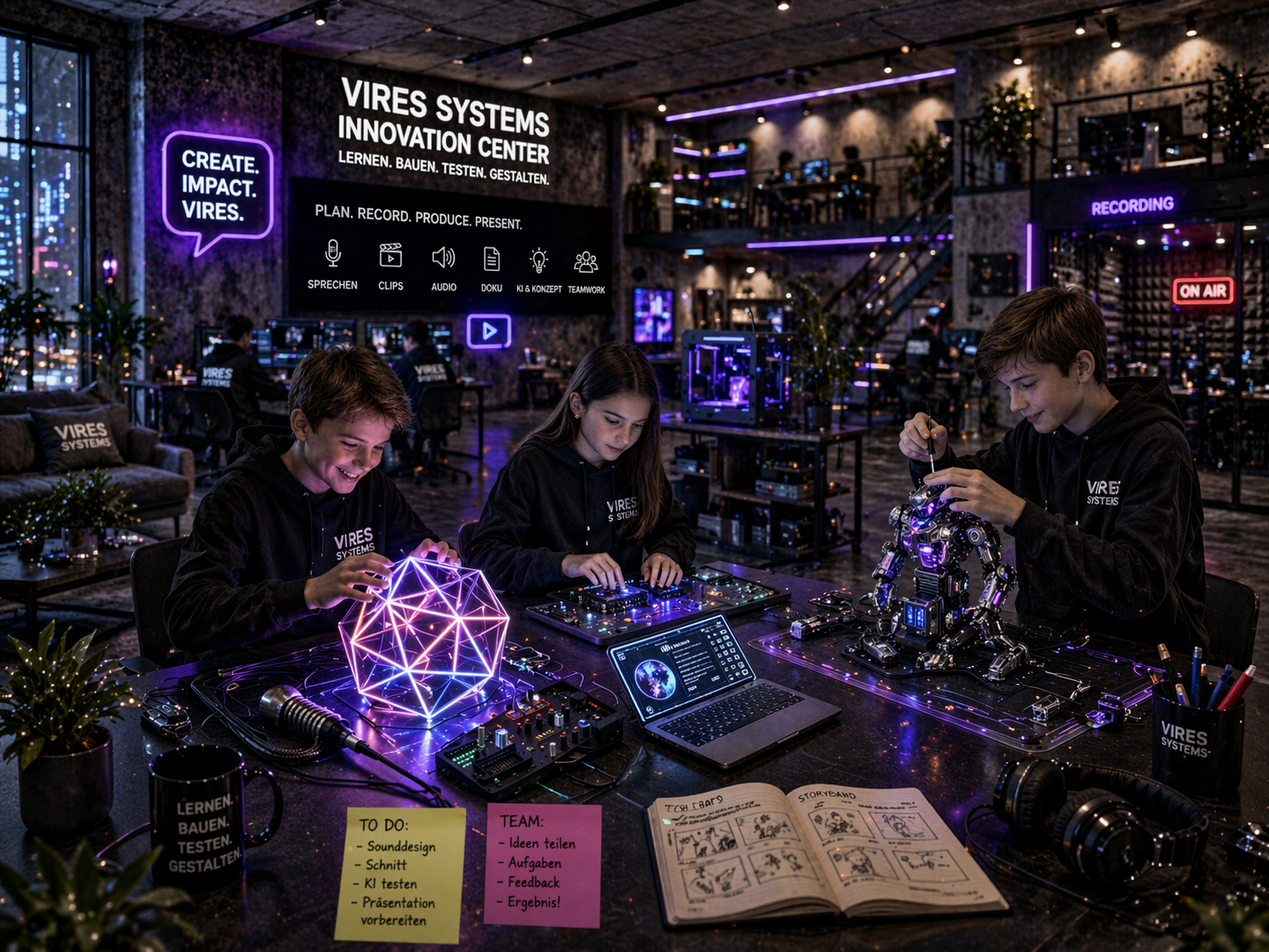 Maker-Lab und Bauzone