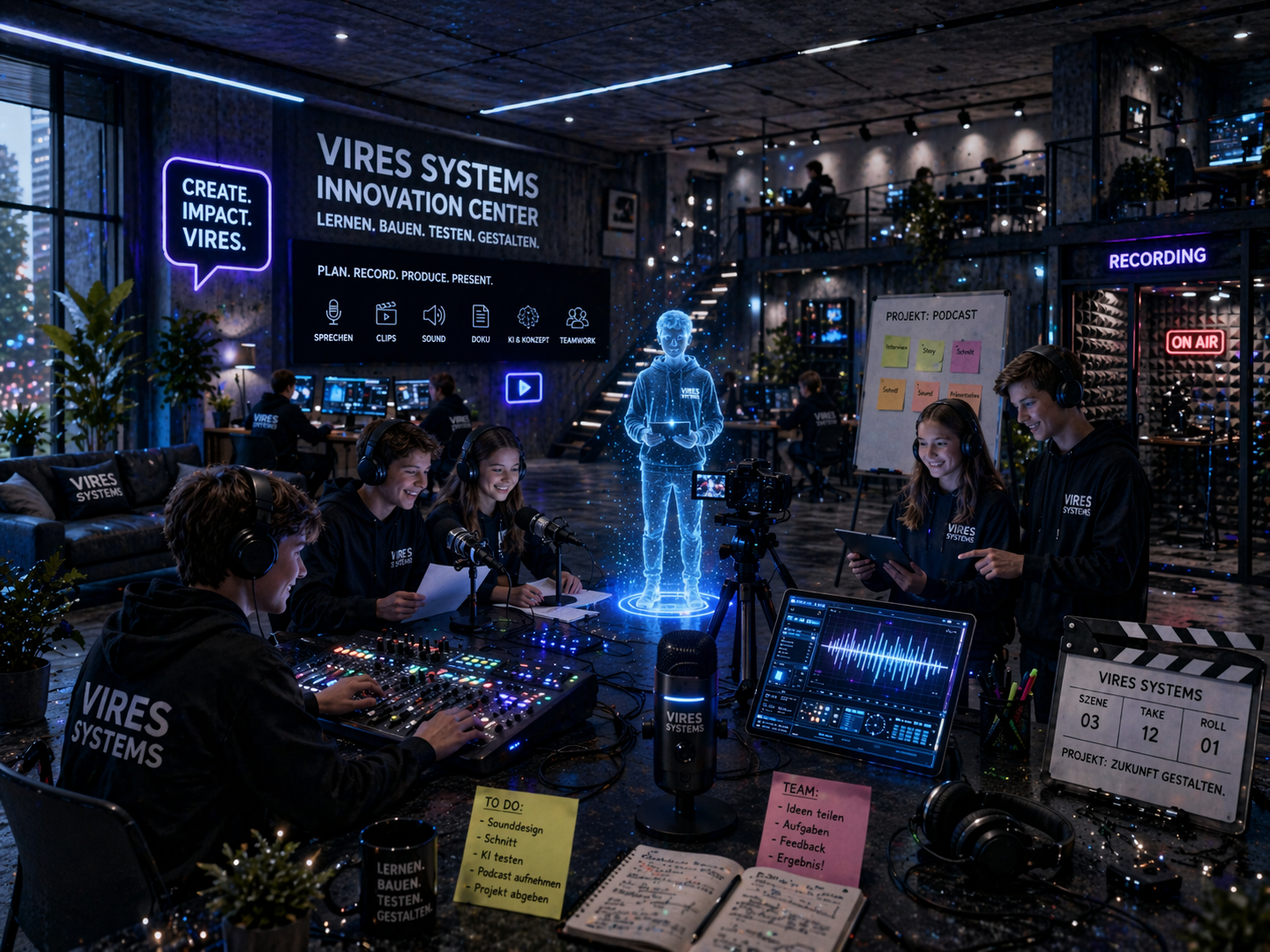 Medien- und Recording-Zone