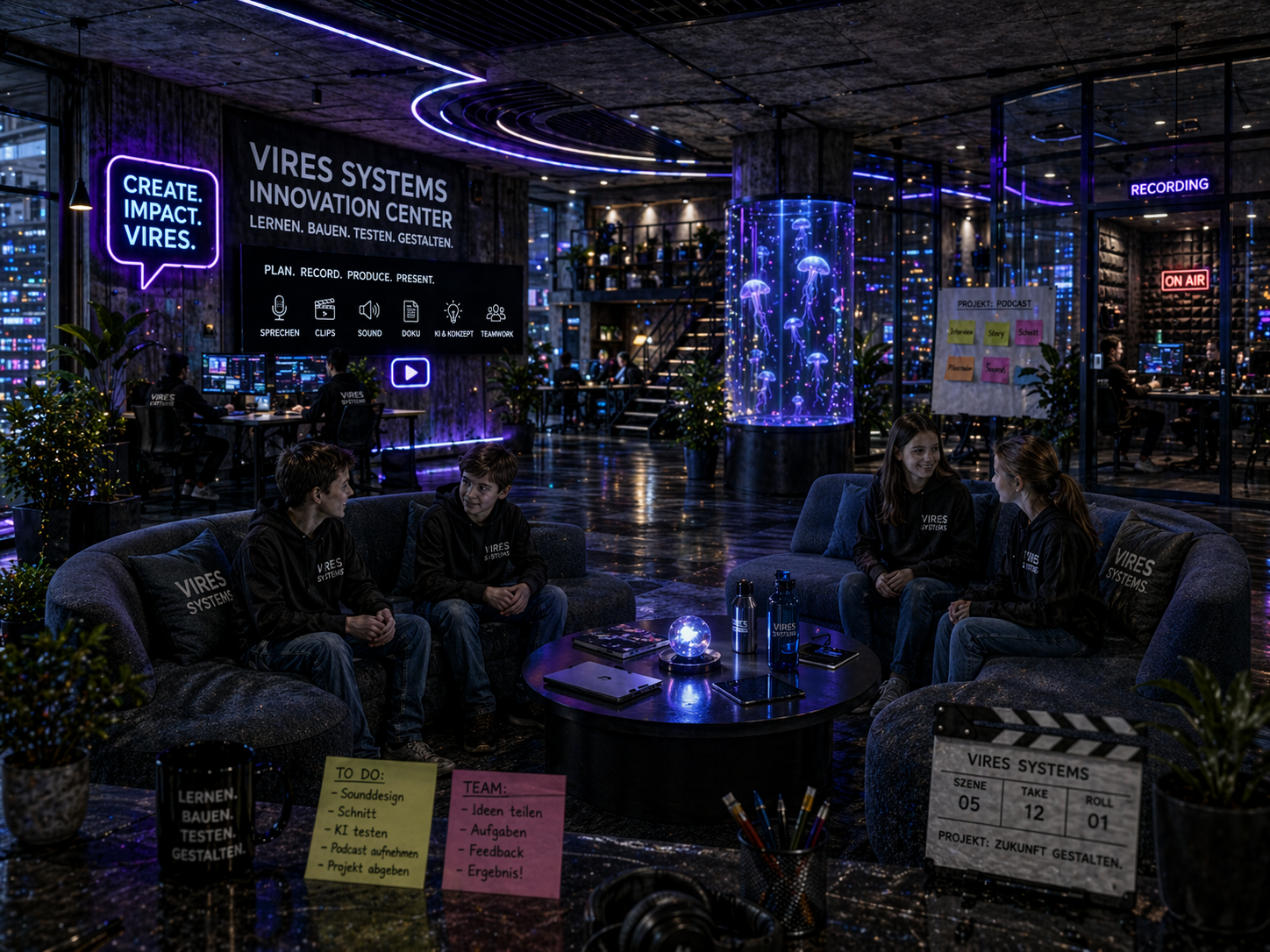 Rückzugsinseln und Lounge-Bereiche