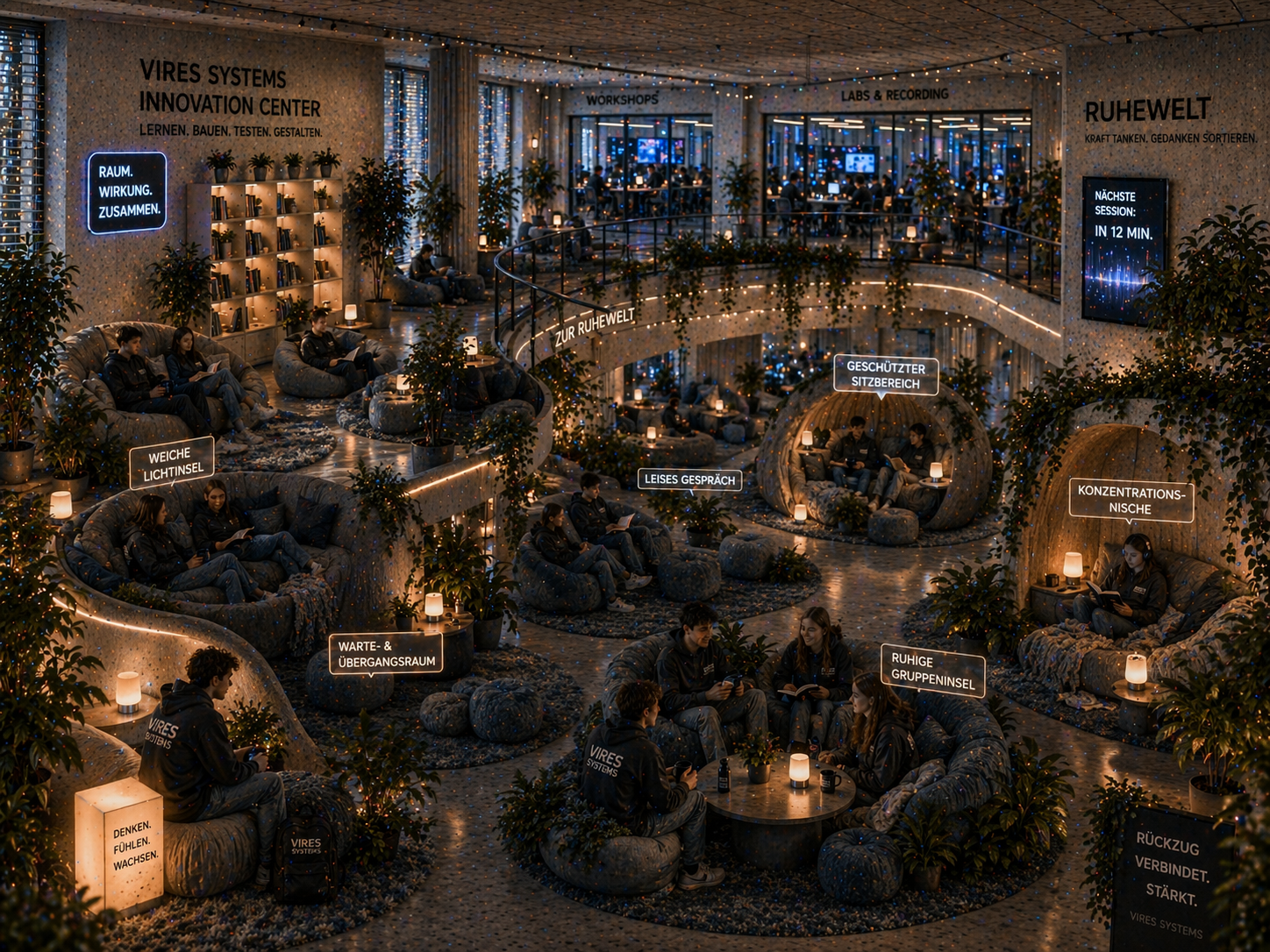 Gesamtbild der Rückzugsinseln