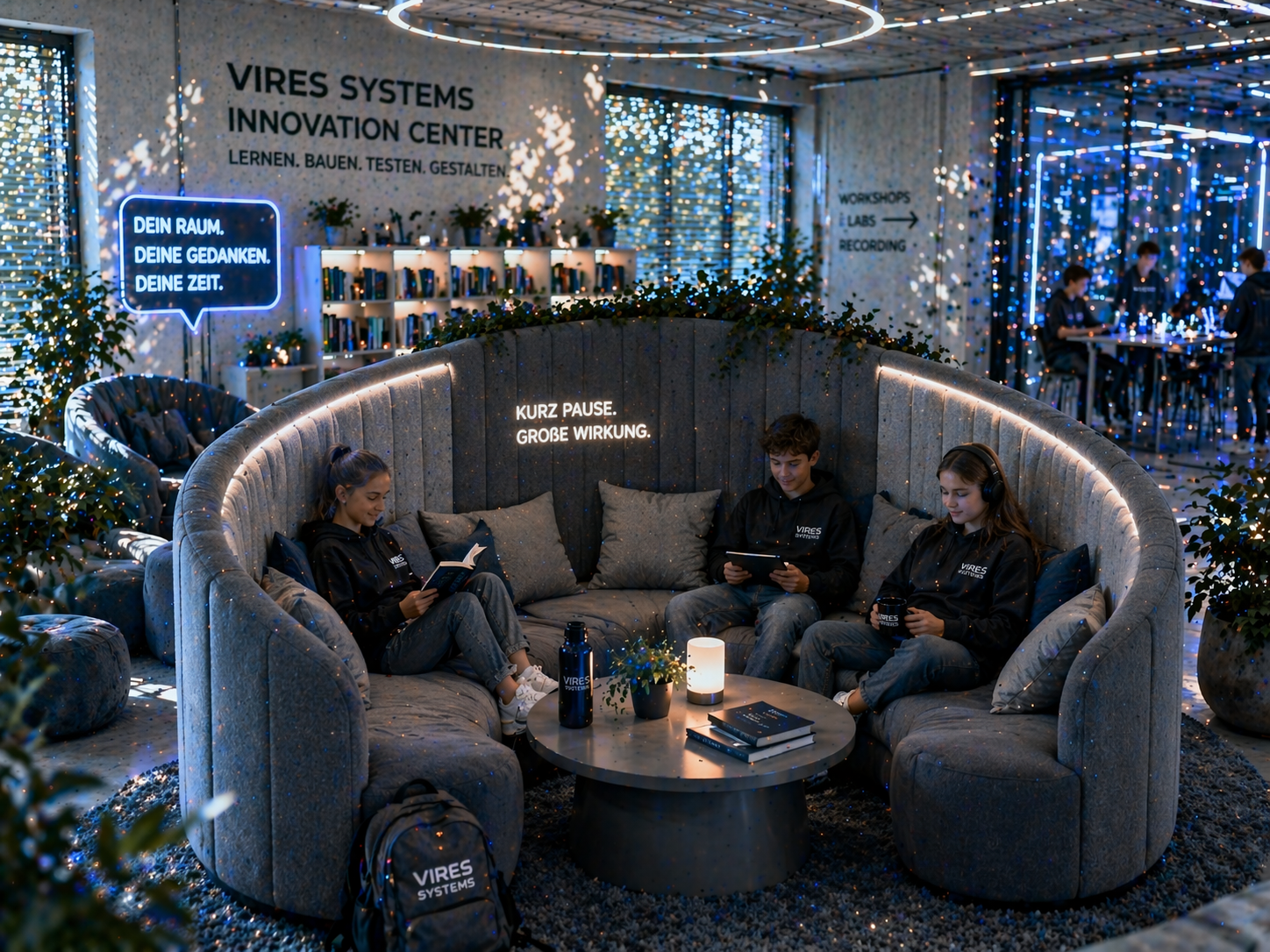 Geschützter Sitzbereich