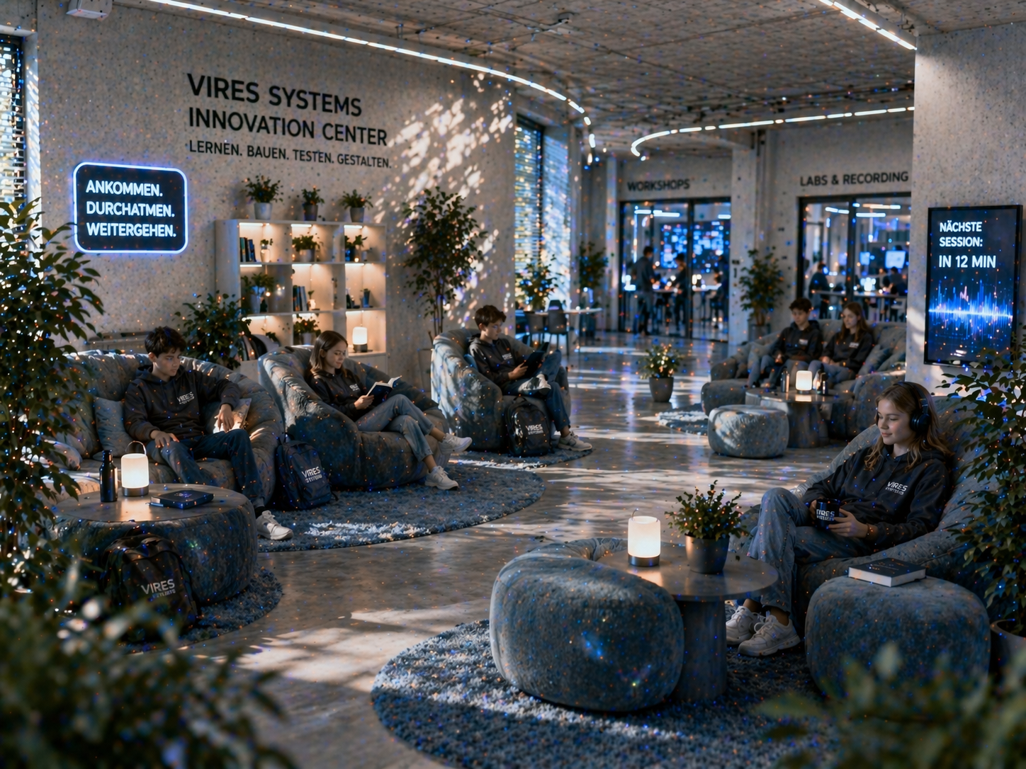 Warte- und Übergangsraum