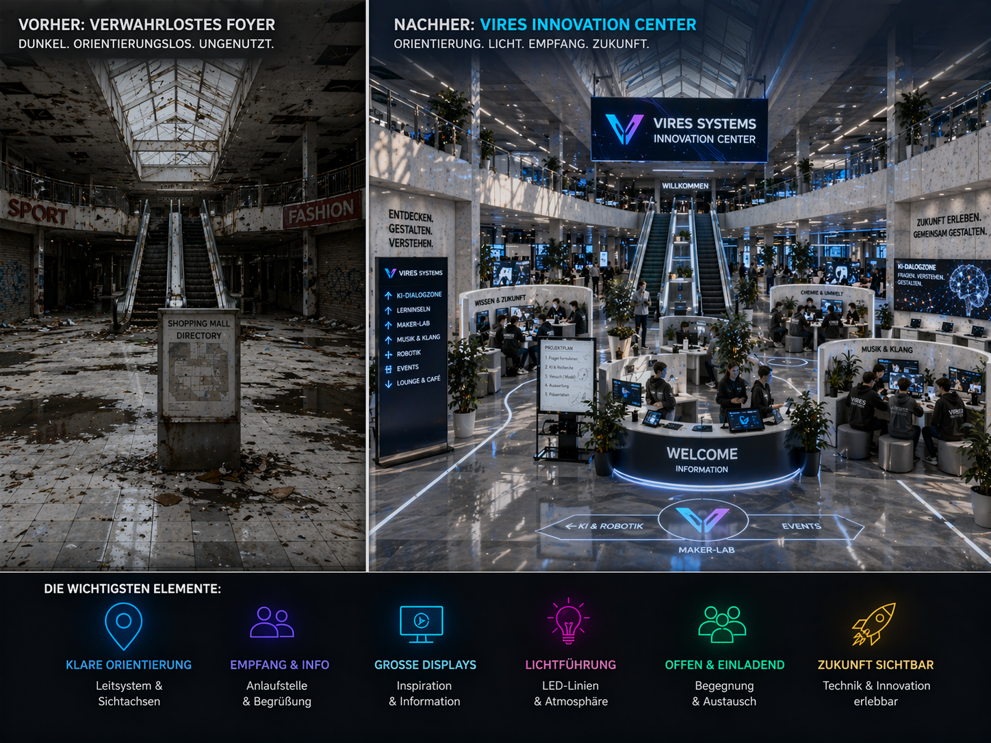 Mall-Achse als zukünftige Erlebnisachse