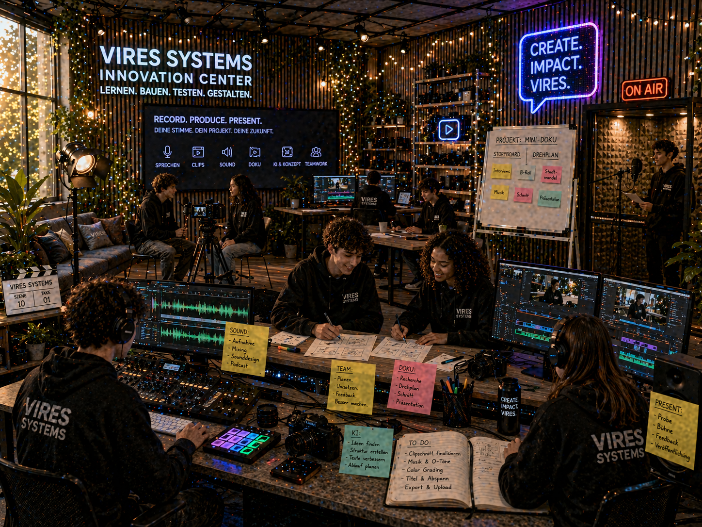 Gesamtbild der Recording-Zone