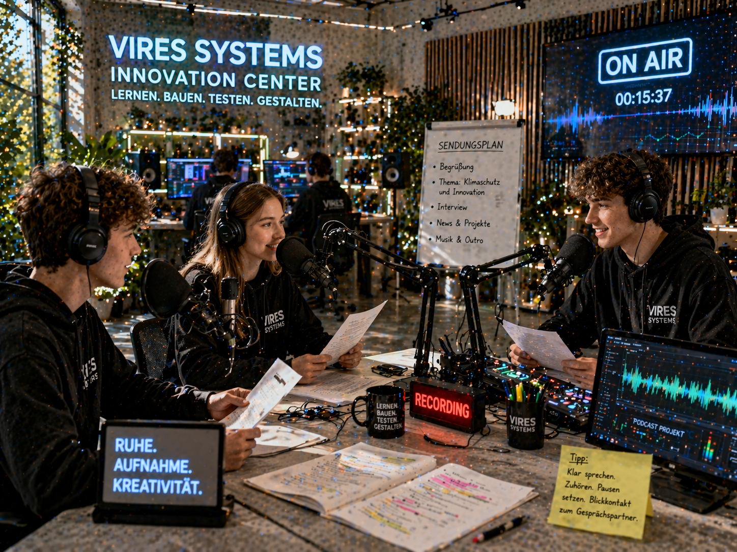 Sprechen und Moderieren